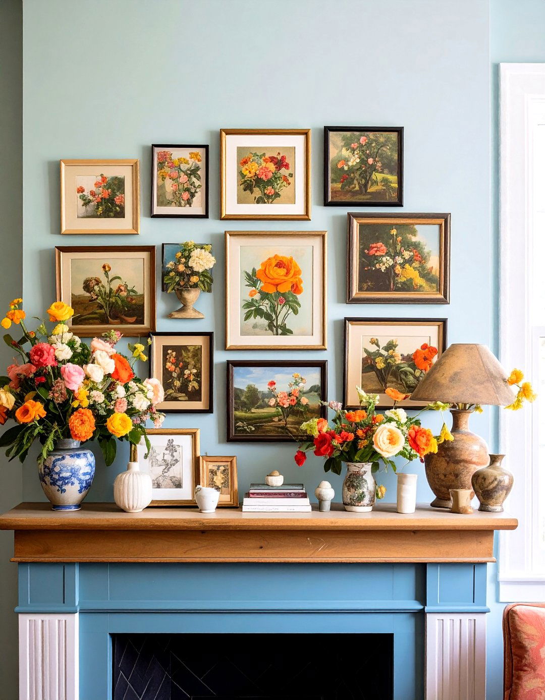 Curated Art Vignettes - 20 Shabby-chic Style Living Room Ideas