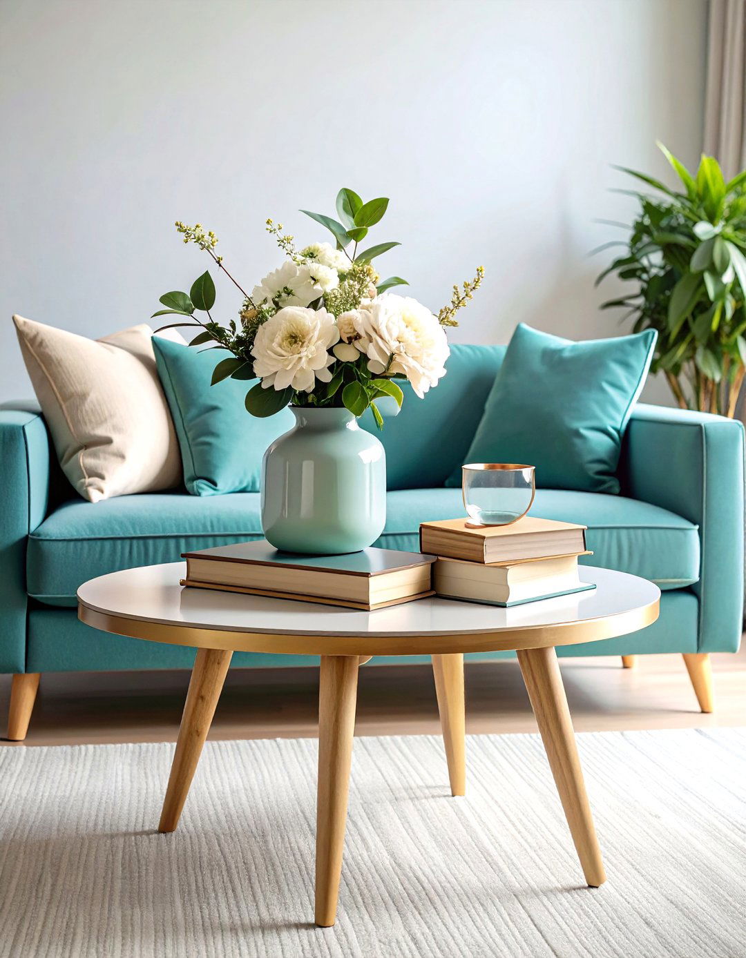 Curated Book Collection Coffee Table Centerpiece - 20 Coffee Table Centerpiece Ideas