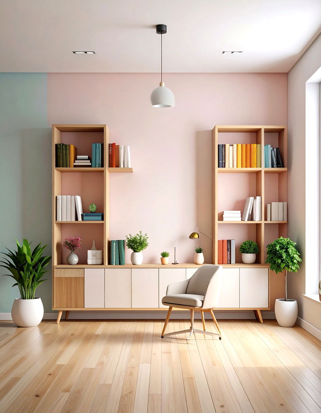 Curated Bookshelf Home Office Background - 20 Home Office Background Ideas