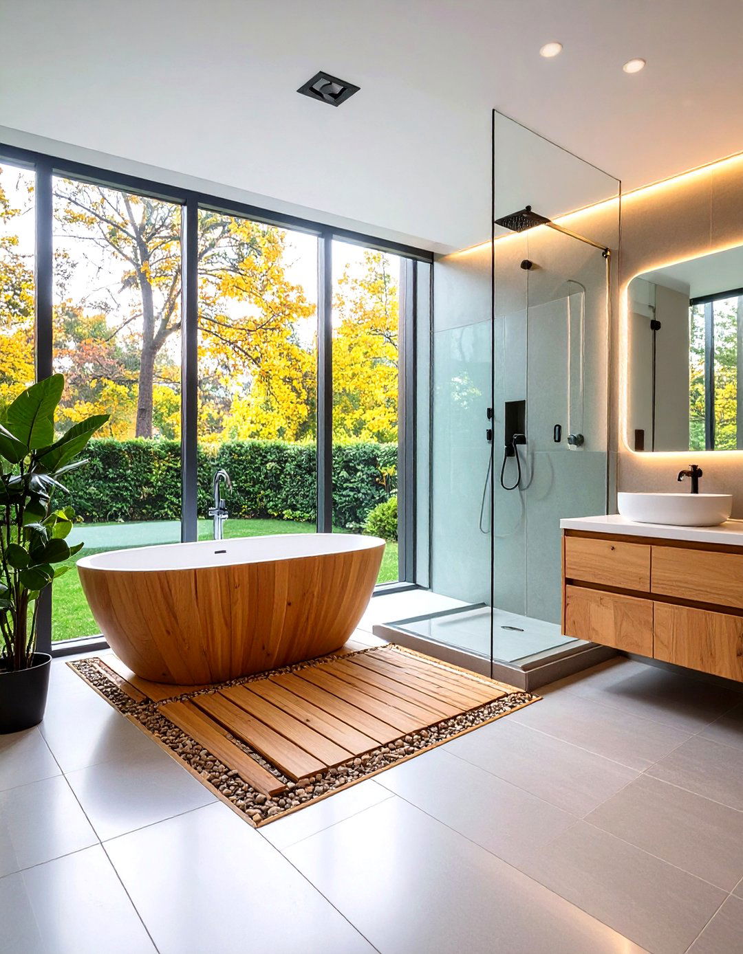 Curbless Shower Entry - 20 Tub-shower Combo Ideas