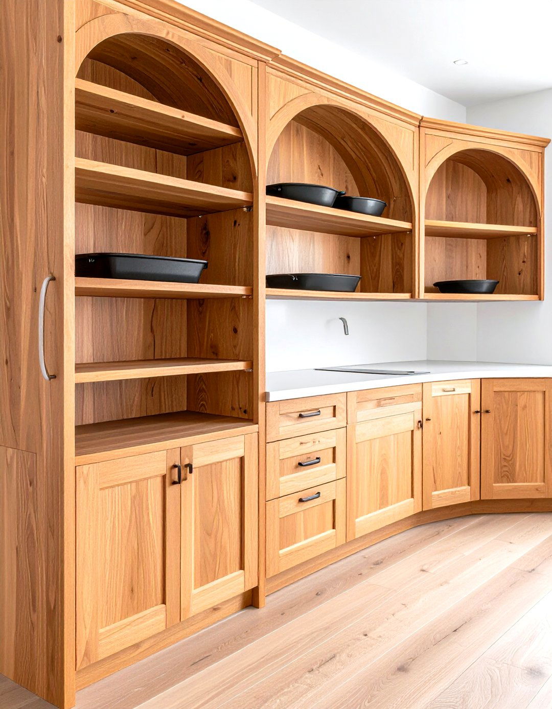 Curve Series Blind Corner Kitchen Cabinet Storage - 20 Blind Corner Kitchen Cabinet Ideas