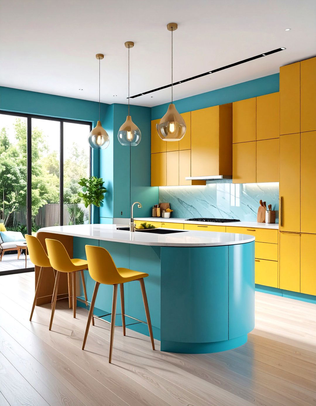 Curved Edge Minimalist Kitchen Style - 20 Minimalist Kitchen Ideas