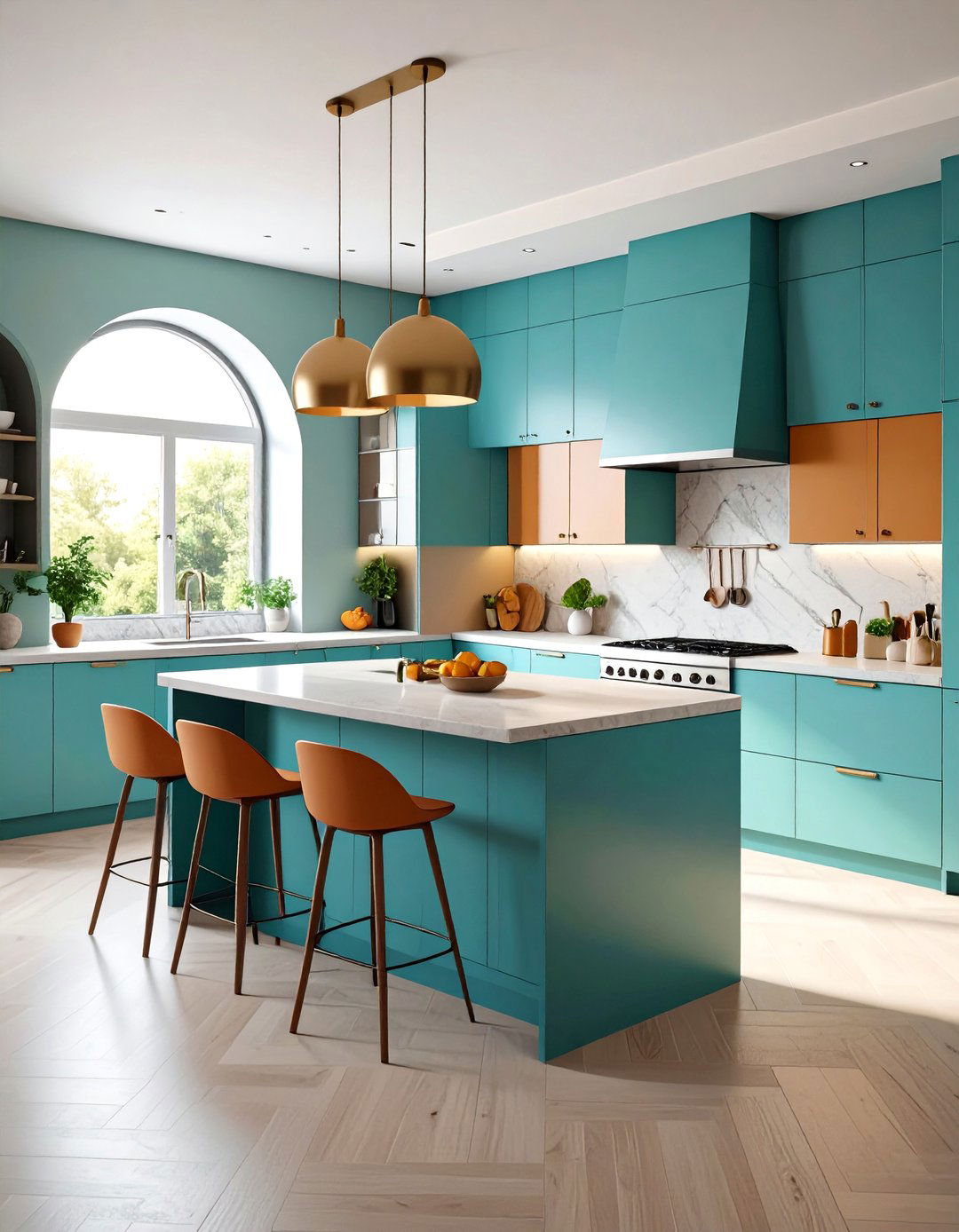 Curved Elements Kitchen Remodel - 20 Kitchen Remodel Ideas
