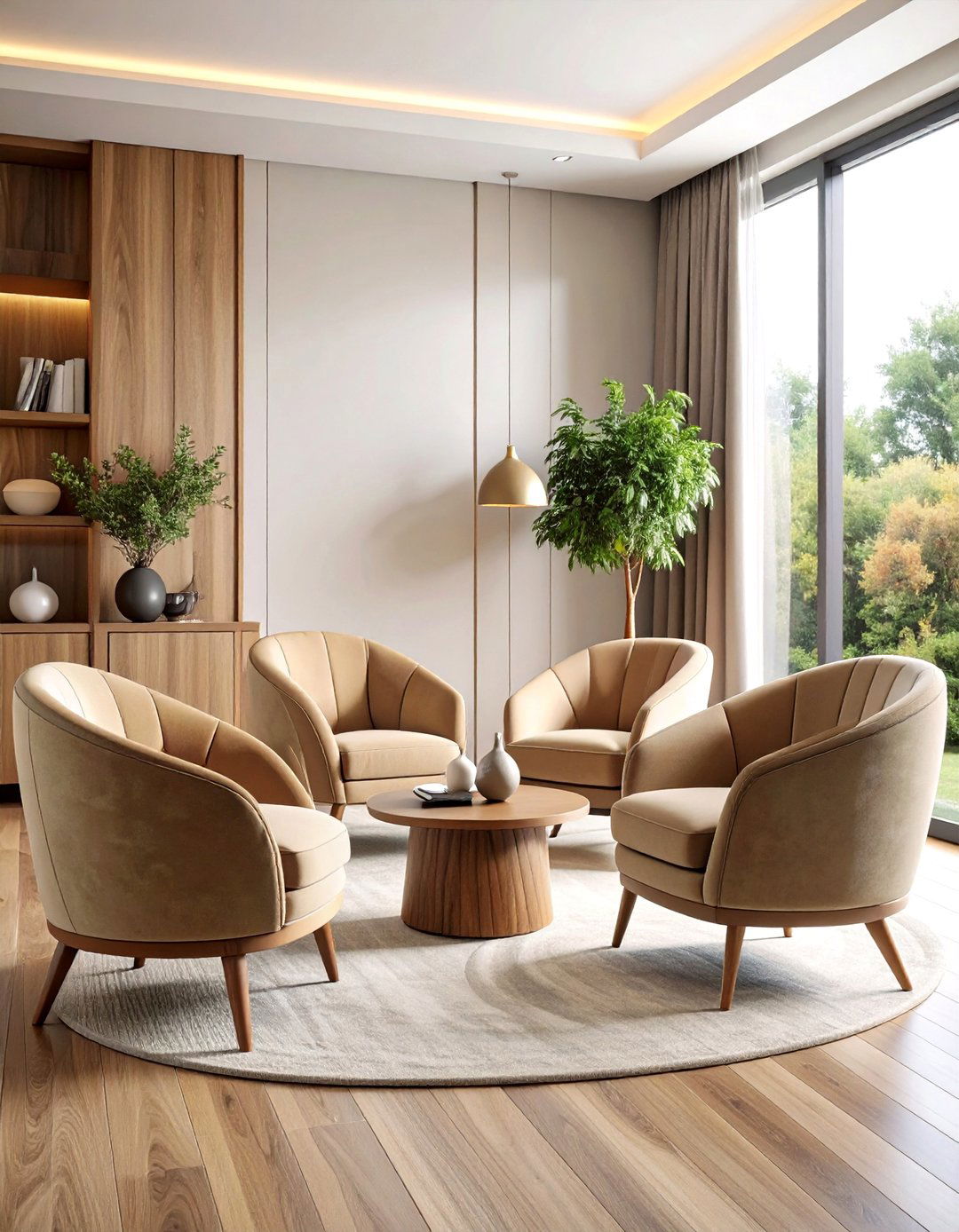 Curved Living Room Furniture Accent Chairs - 20 Living Room Furniture Ideas