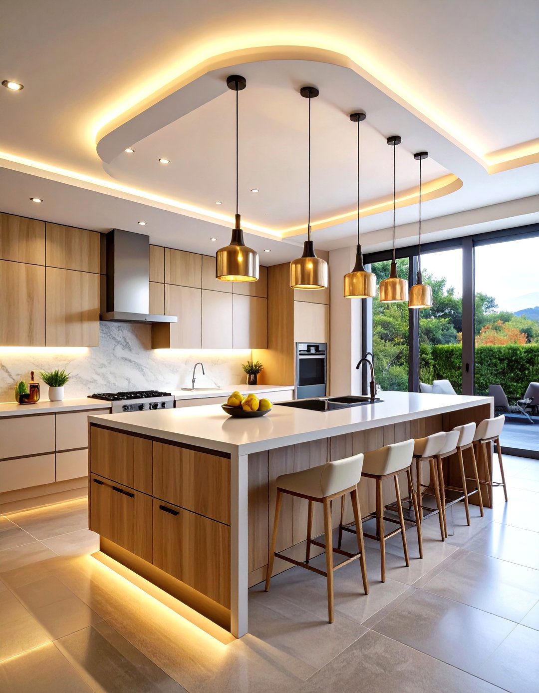 Curved Monorail Track Lighting Layout - 20 Kitchen Track Lighting Ideas