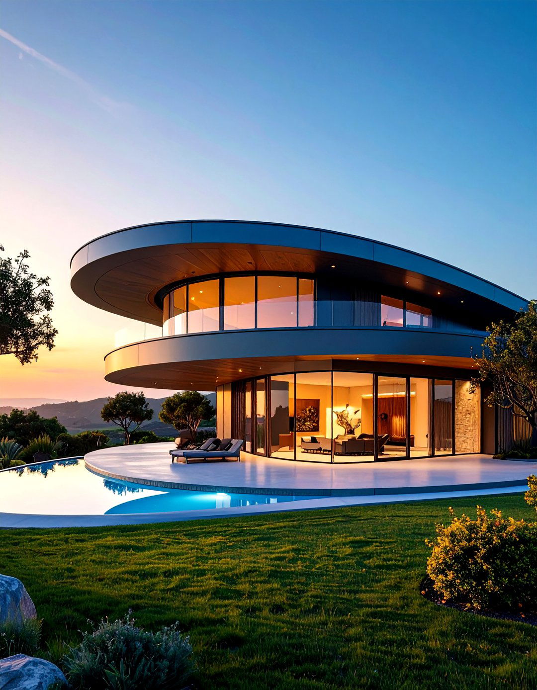 Curved Roof Car Porch Design - 20 Car Porch Design Ideas