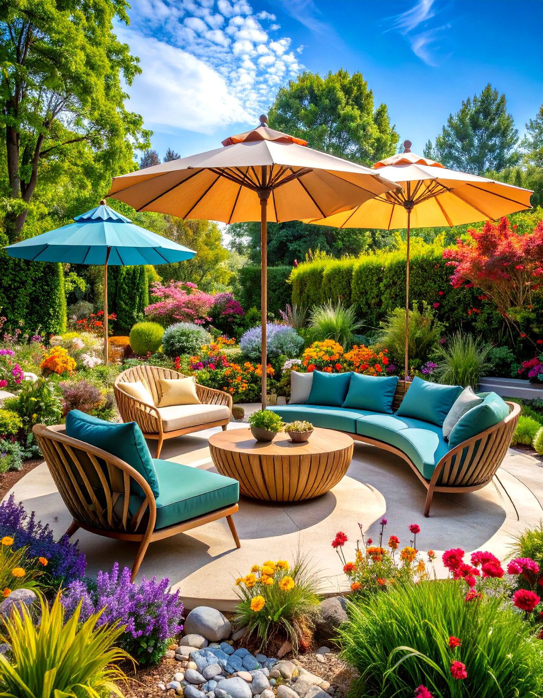 Curved and Scalloped Patio Decor Elements - 20 Patio Decor Ideas
