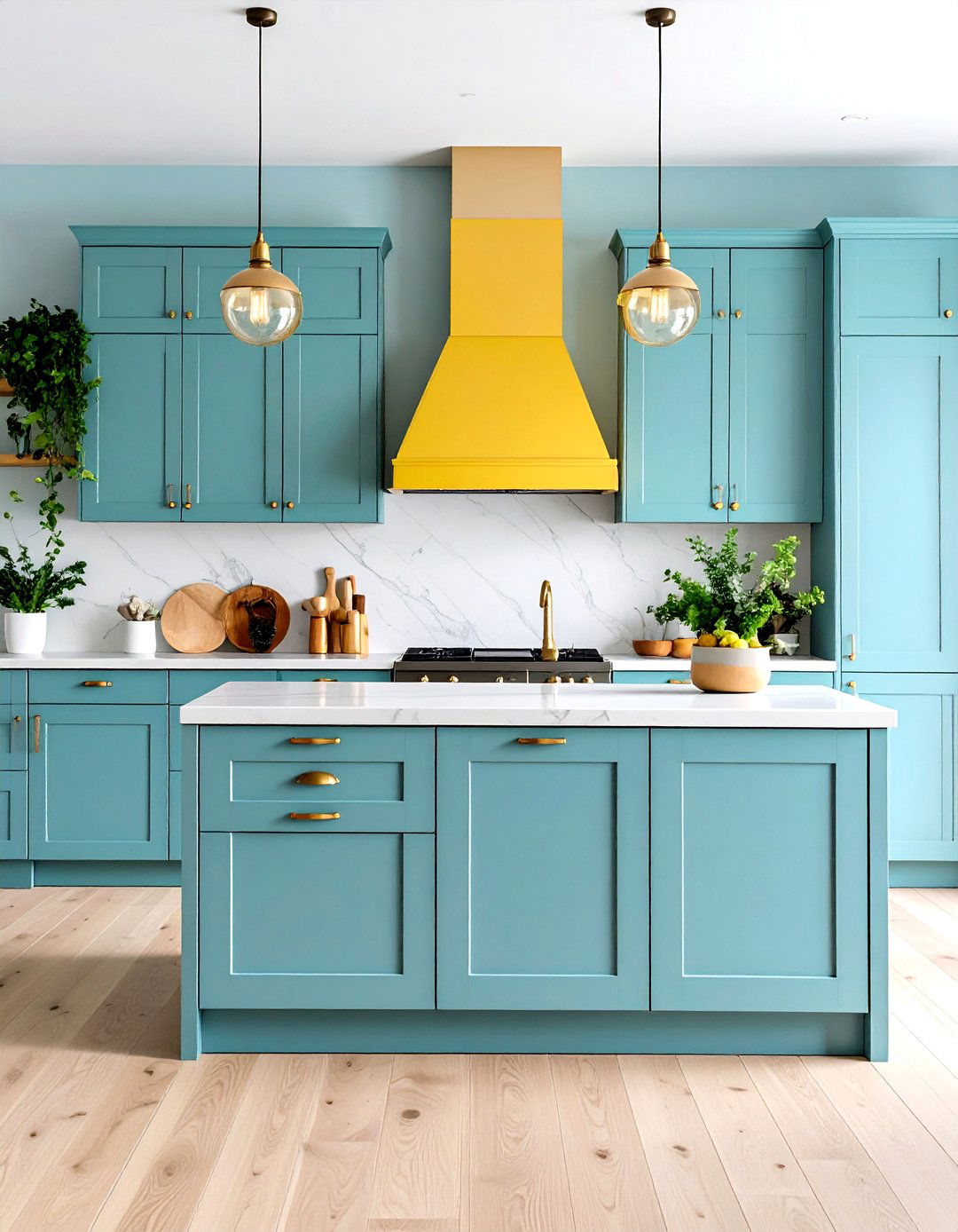 Custom Color Mixing Painting Kitchen Cabinet Personalization - 20 Painting Kitchen Cabinet Ideas