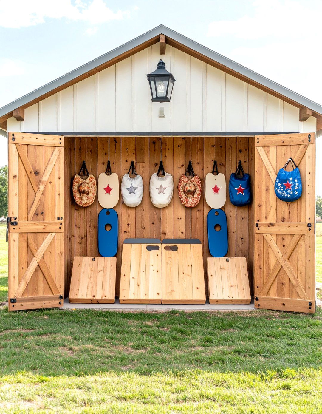Custom Dallas Cowboys Cornhole Set Storage - 20 Dallas Cowboys Man Cave Ideas