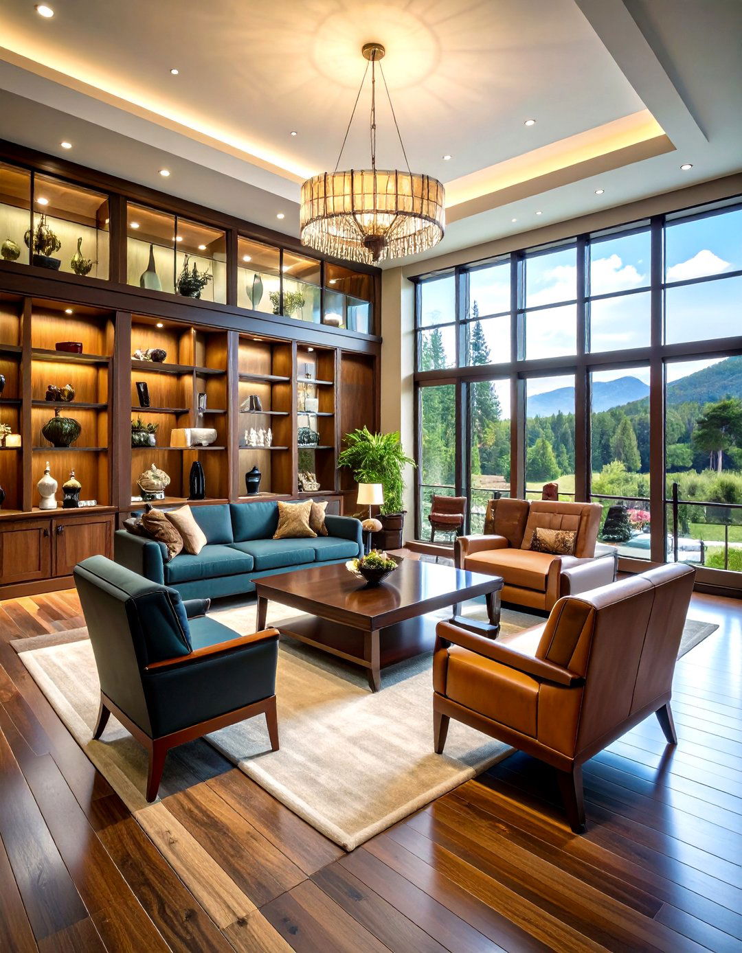 Custom Display Case Hunting Trophy Room Organization - 20 Hunting Trophy Room Ideas
