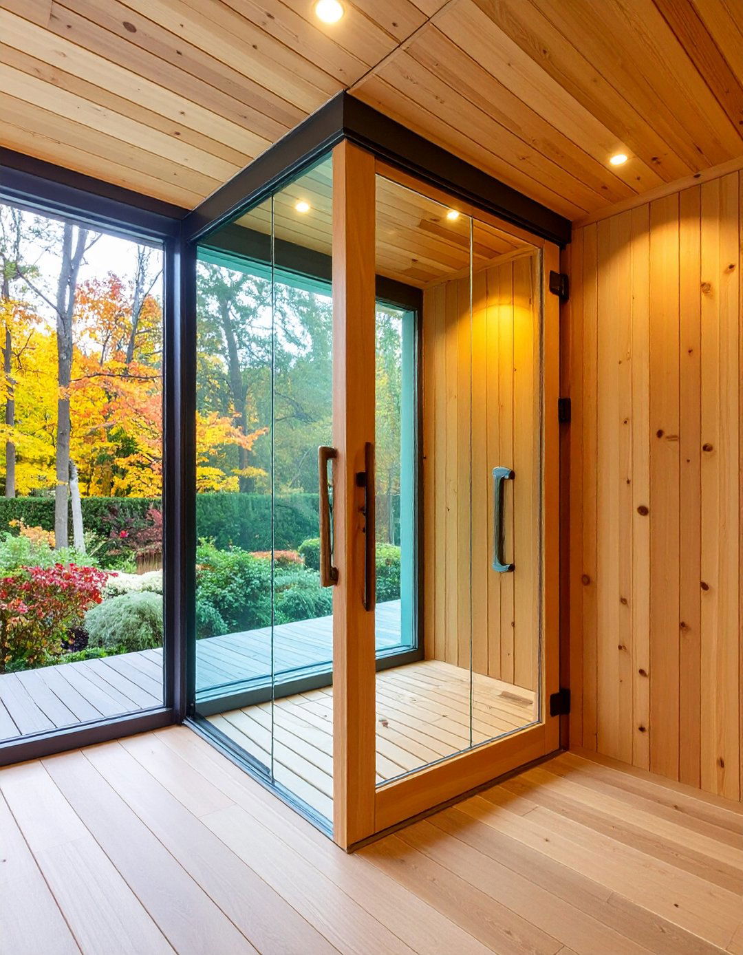 Custom Door Designs - 20 Sauna Room Design Ideas