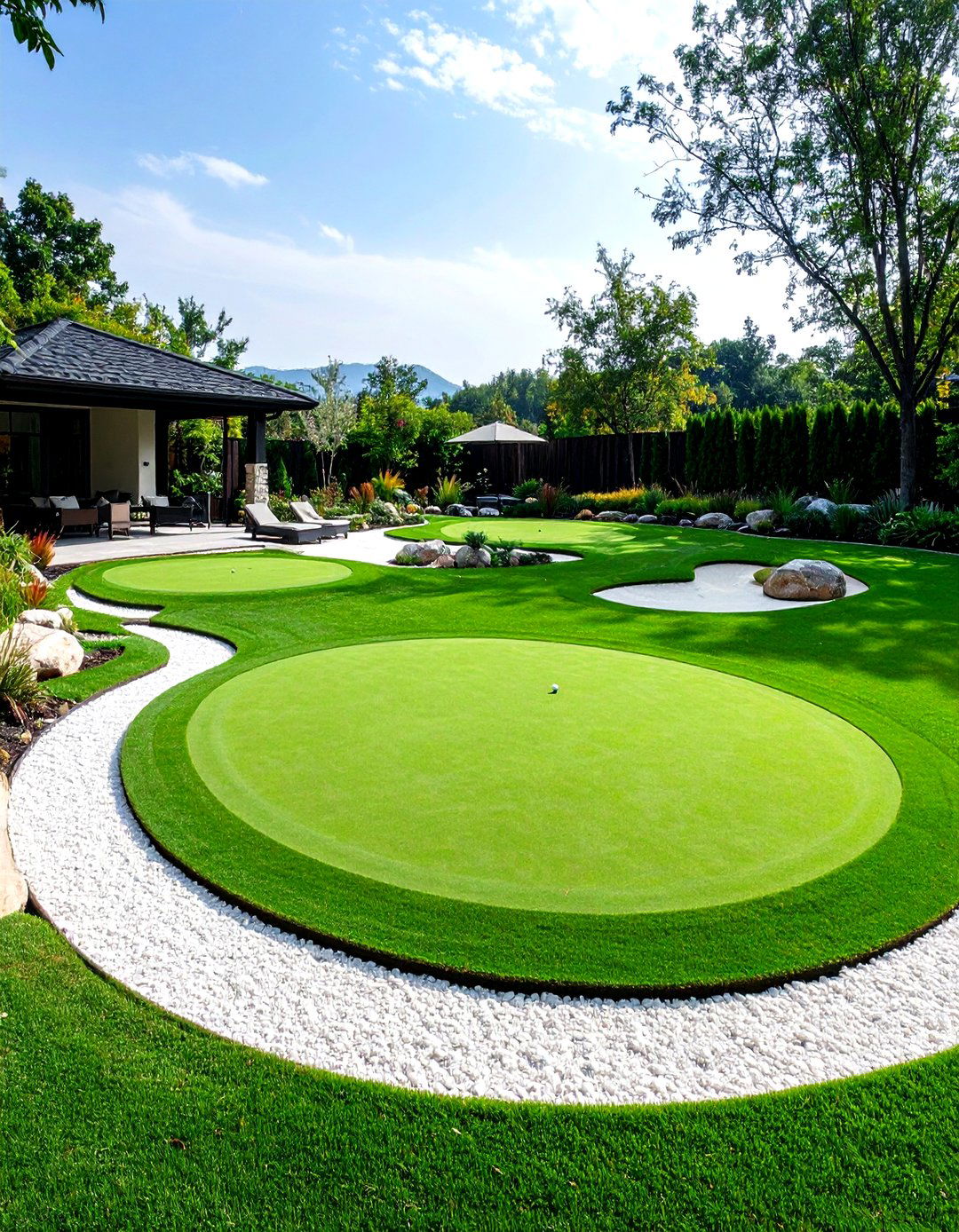 Custom Putting Green Turf - 20 Backyard Turf Ideas