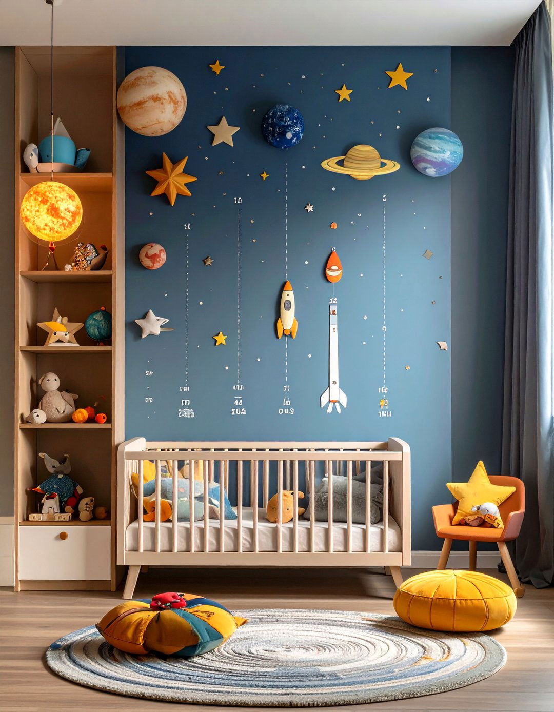 Custom Spaceship Mobile - 20 Star Wars Nursery Ideas