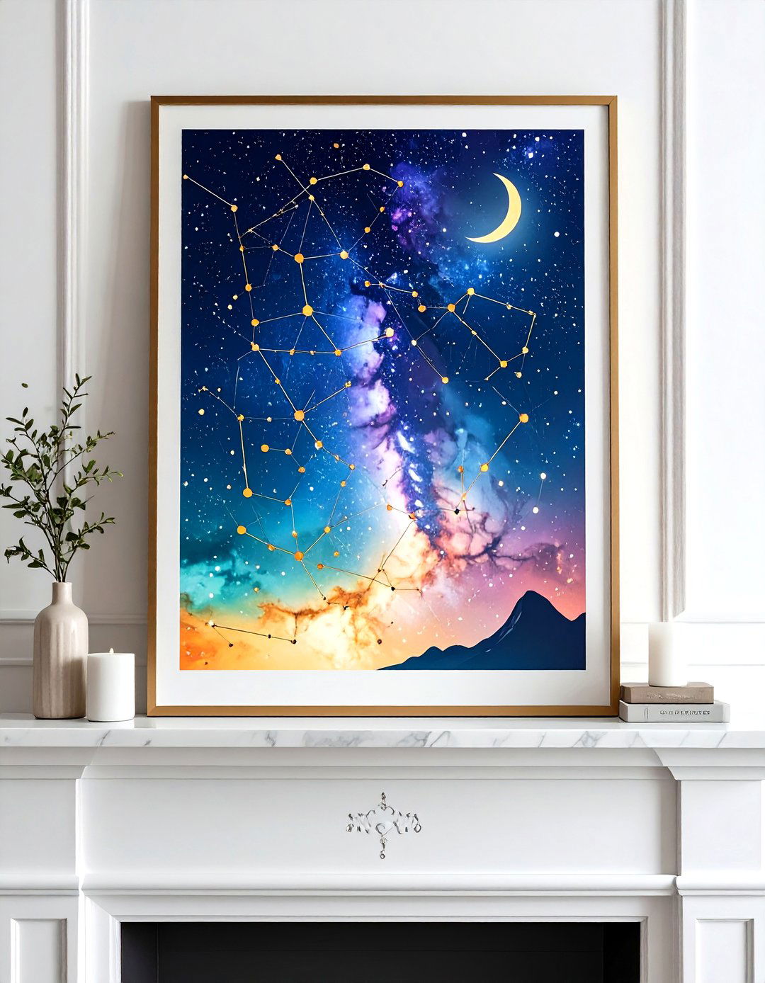 Custom Star Map Print of Your Wedding Night - 20 First Wedding Anniversary Gift Ideas