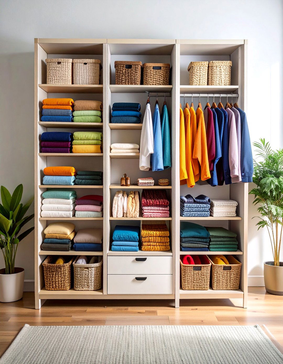 Custom Storage Cabinets - 20 Sewing Room Ideas