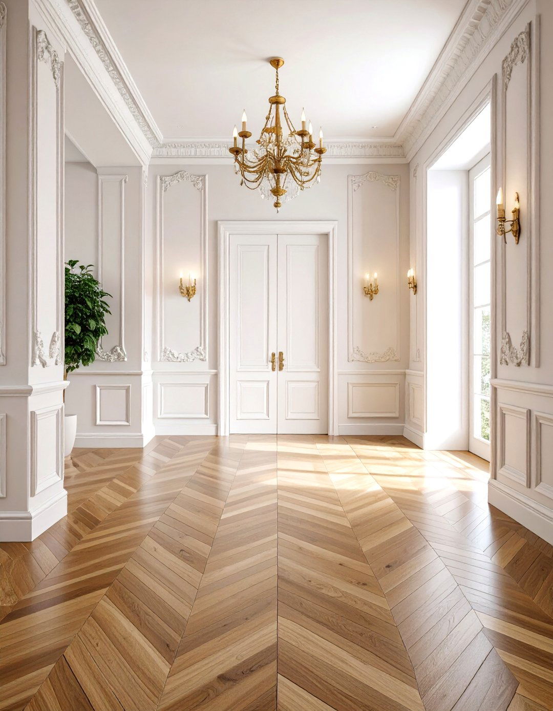 Custom Wood Floor Borders - 20 Wood Floor Ideas