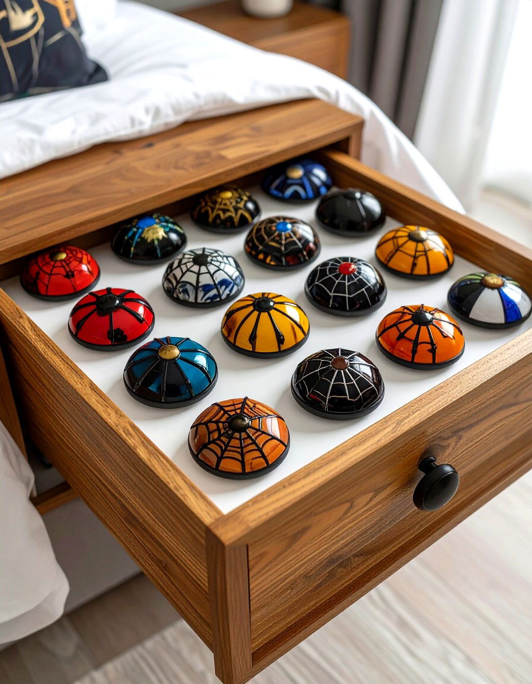 Customizable Drawer Knobs - 20 Spiderman Room Decor Ideas