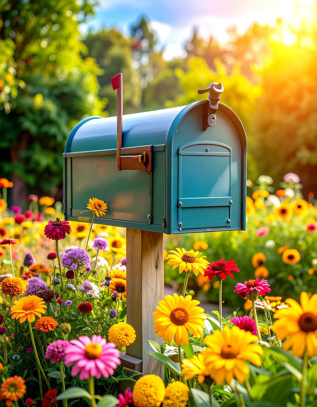 Cutting Garden Mailbox Landscaping - 20 Mailbox Landscaping Ideas