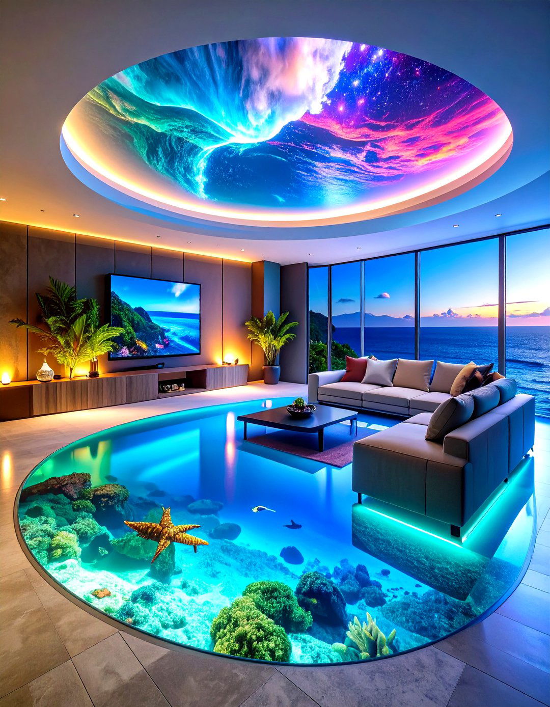 D Epoxy Man Cave Flooring - 20 Man Cave Flooring Ideas