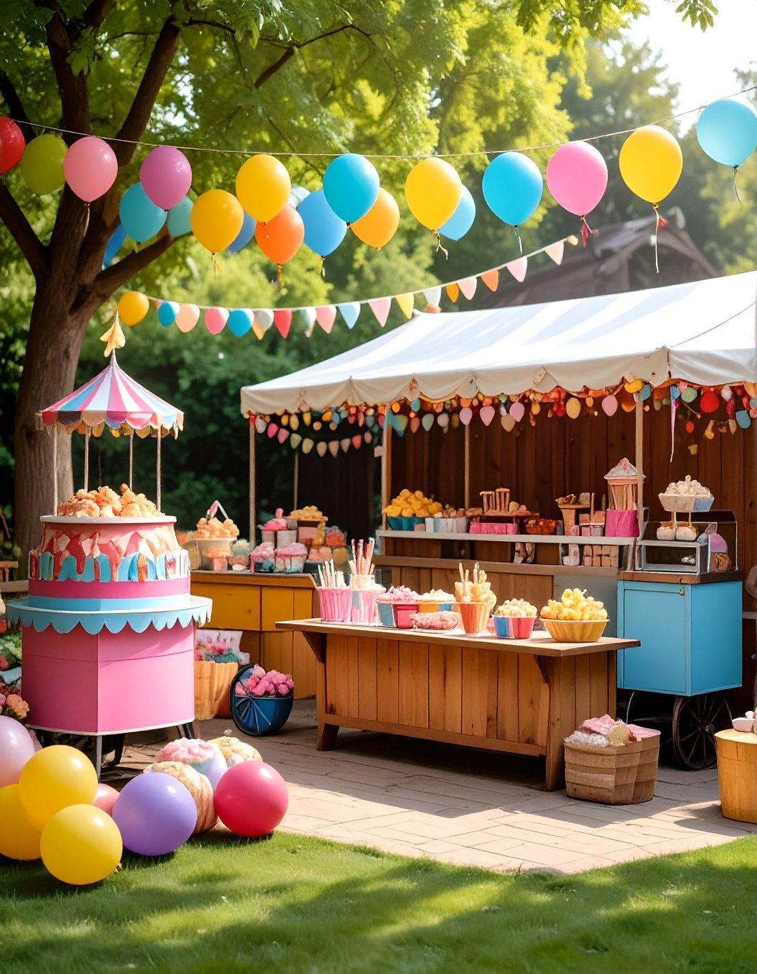 DIY Backyard Birthday Carnival Extravaganza - 20 Backyard Birthday Party Ideas