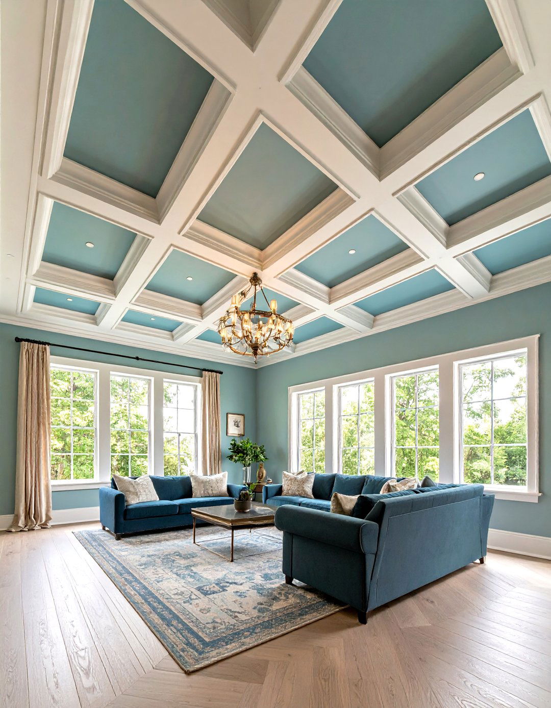 DIY Coffered Ceiling Ideas Using Molding - 20 Cheap Ceiling Ideas