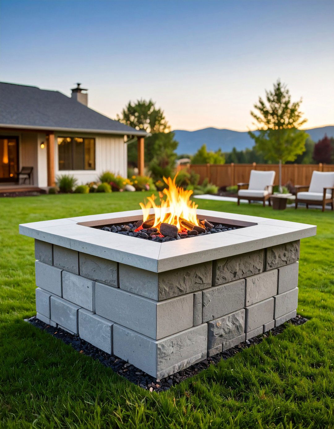 DIY Concrete Block Fire Pit Projects - 20 Fire Pit Ideas