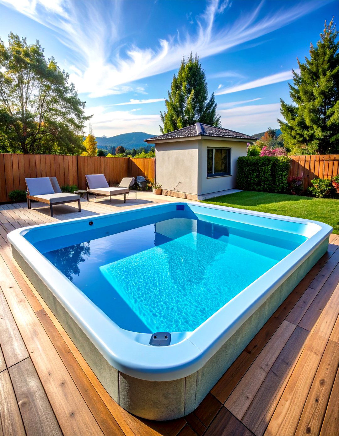 DIY Concrete Plunge Pool Alternative - 20 Backyard Pool Ideas on a Budget