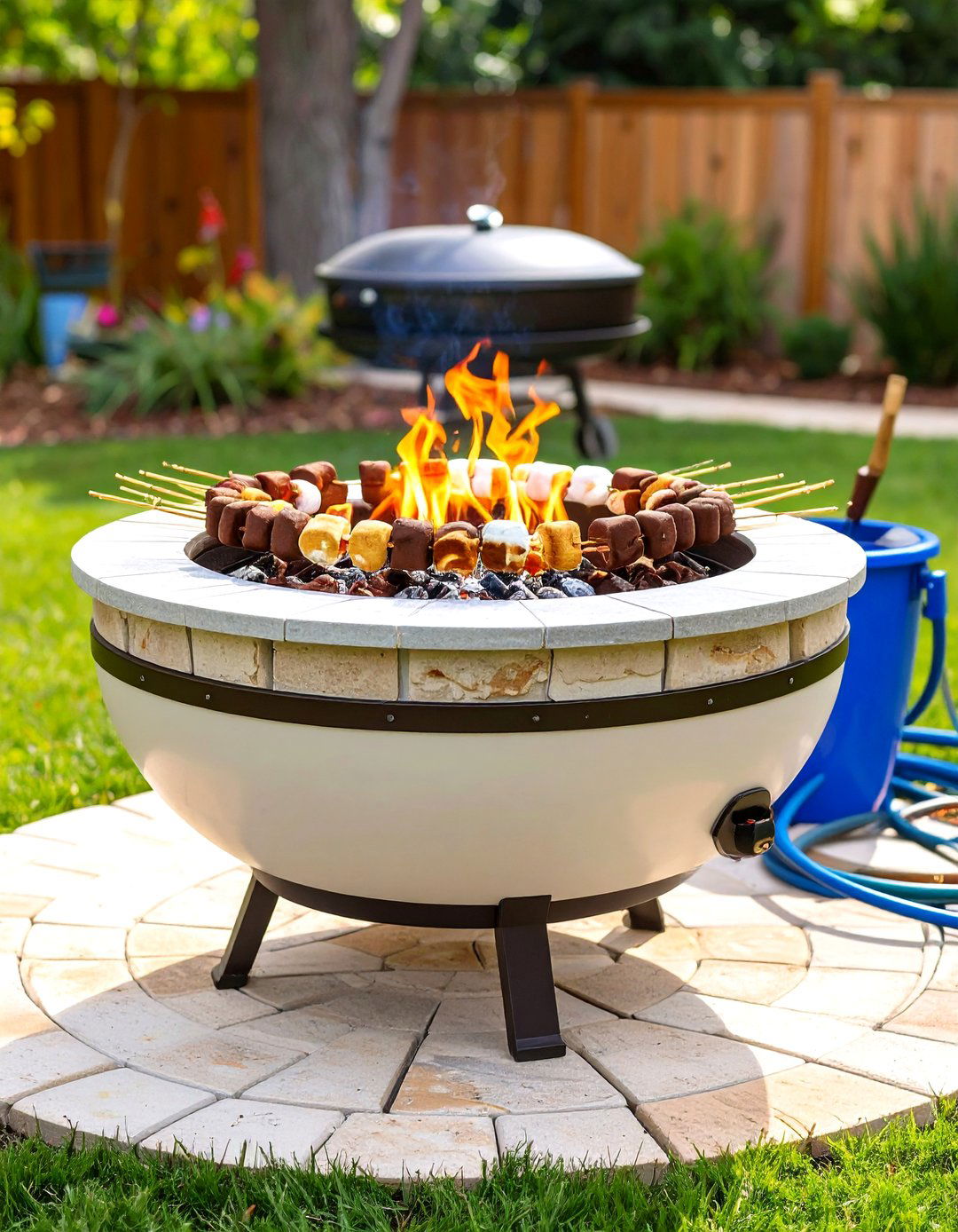 DIY Fire Pit and Smores Social - 20 Backyard Entertainment Ideas