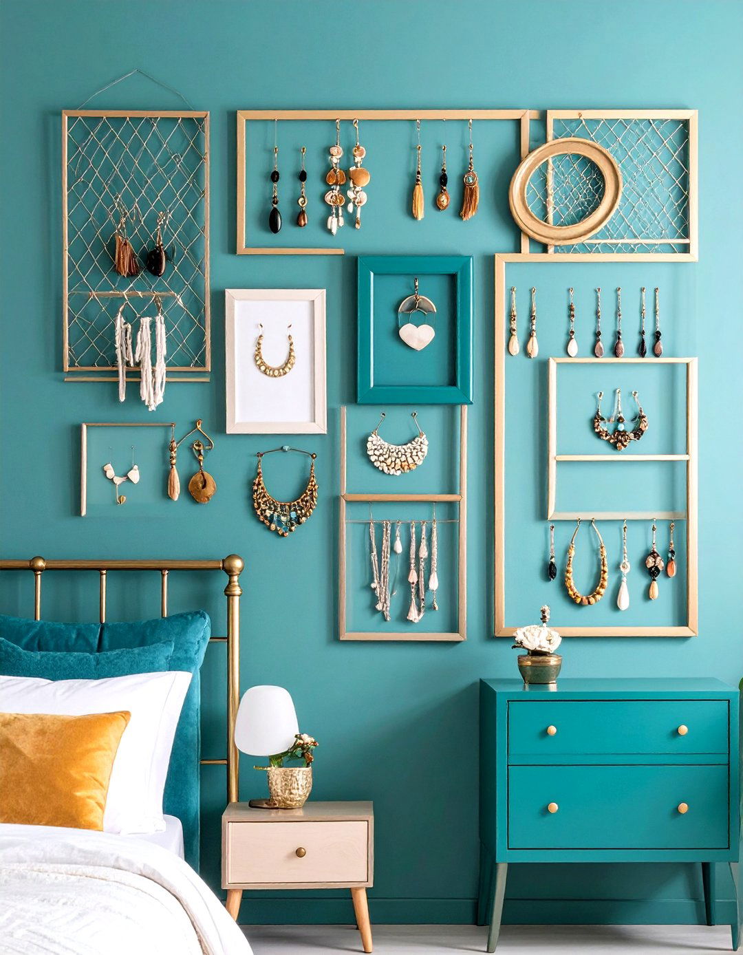 DIY Frame Jewelry Storage Displays - 20 Jewelry Storage Ideas