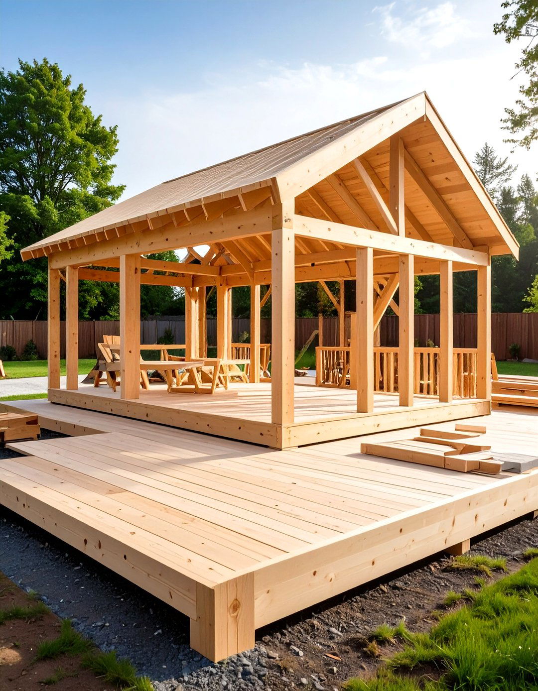 DIY Kit Outdoor Pavilion - 20 Outdoor Pavilion Ideas