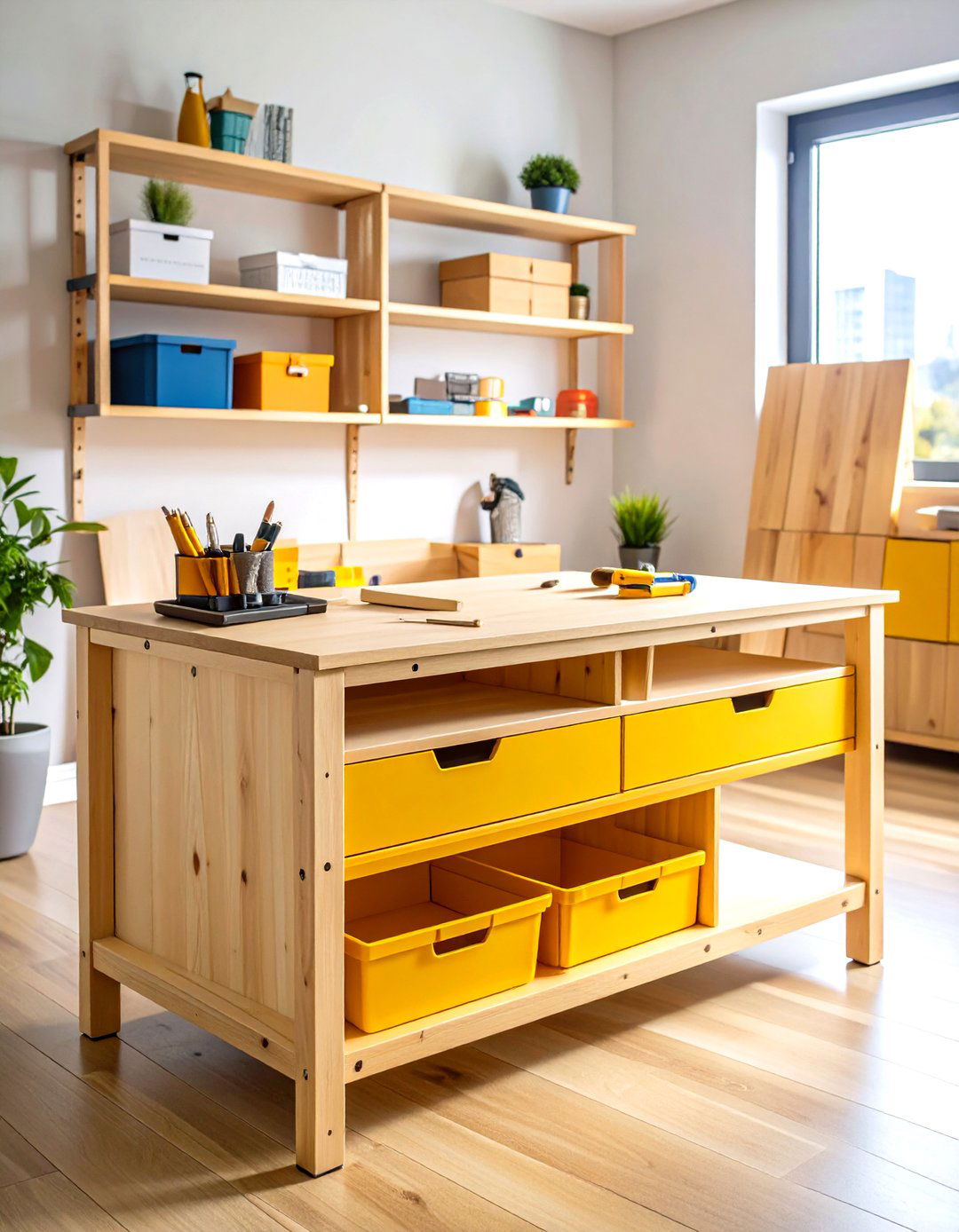 DIY Lego Storage Table Integration - 20 Lego Storage Ideas