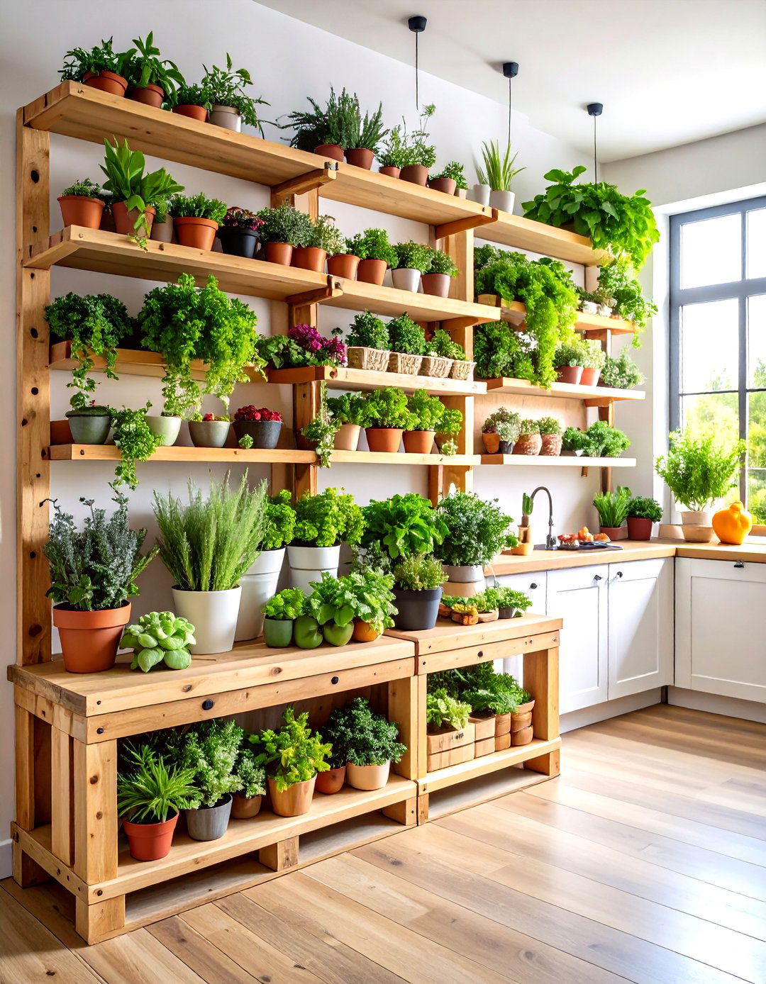 DIY Pallet Indoor Plant Wall Garden - 20 Indoor Plant Wall Ideas