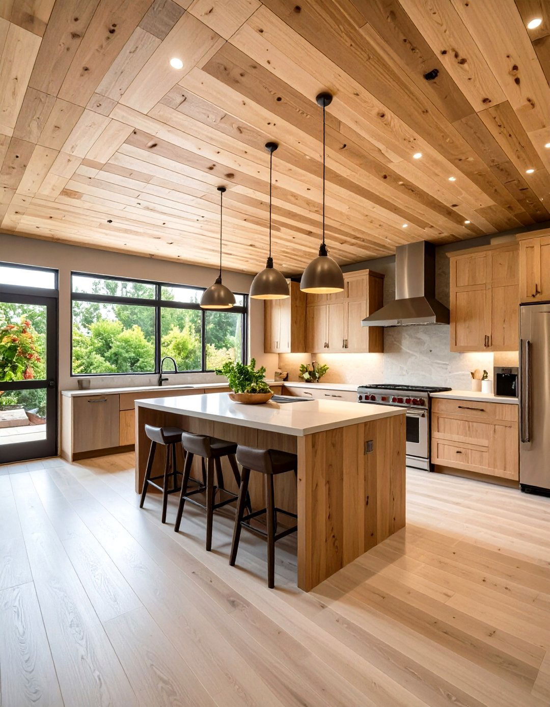 DIY Plywood Panel Ceiling Ideas - 20 Cheap Ceiling Ideas