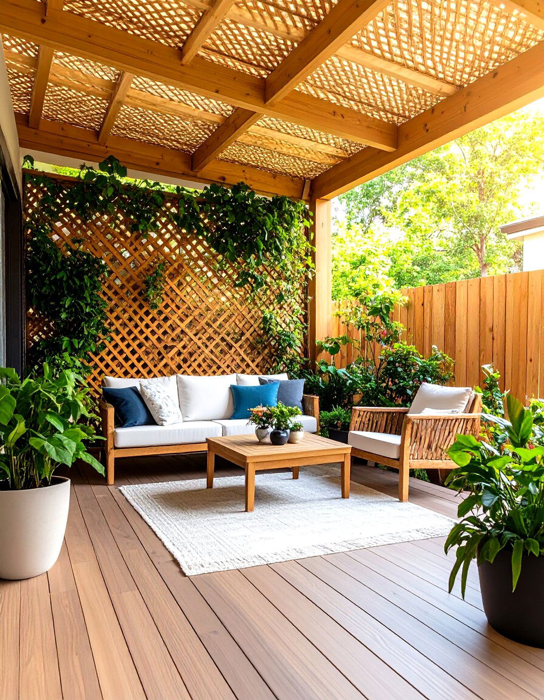 DIY Privacy Screen - 20 Veranda Ideas