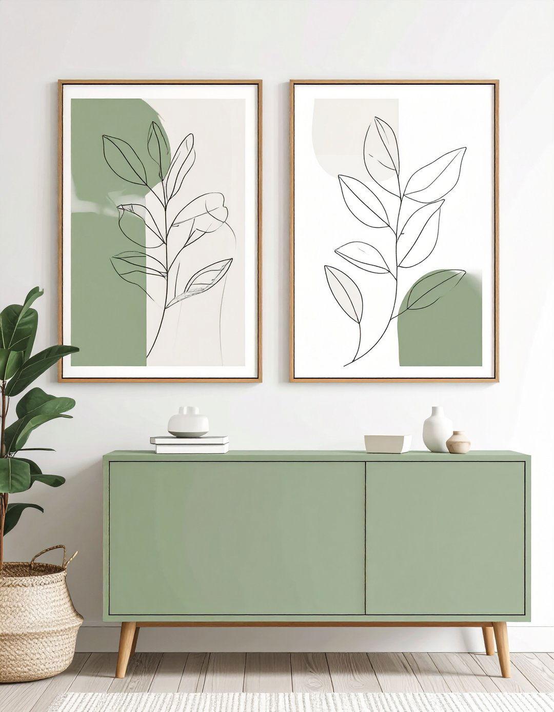 DIY Sage Green Art Prints - 20 Sage Green Nursery Ideas