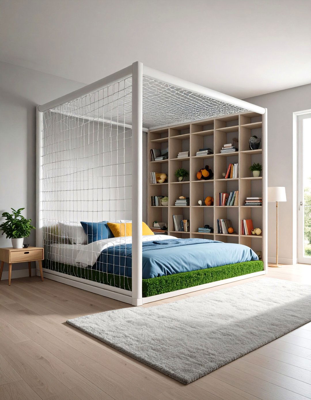 DIY Soccer Ball Planters - 20 Soccer Themed Bedroom Ideas