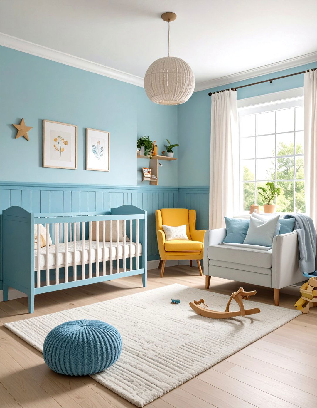 DIY Tongue and Groove Wainscoting - 20 Wainscoting Nursery Ideas