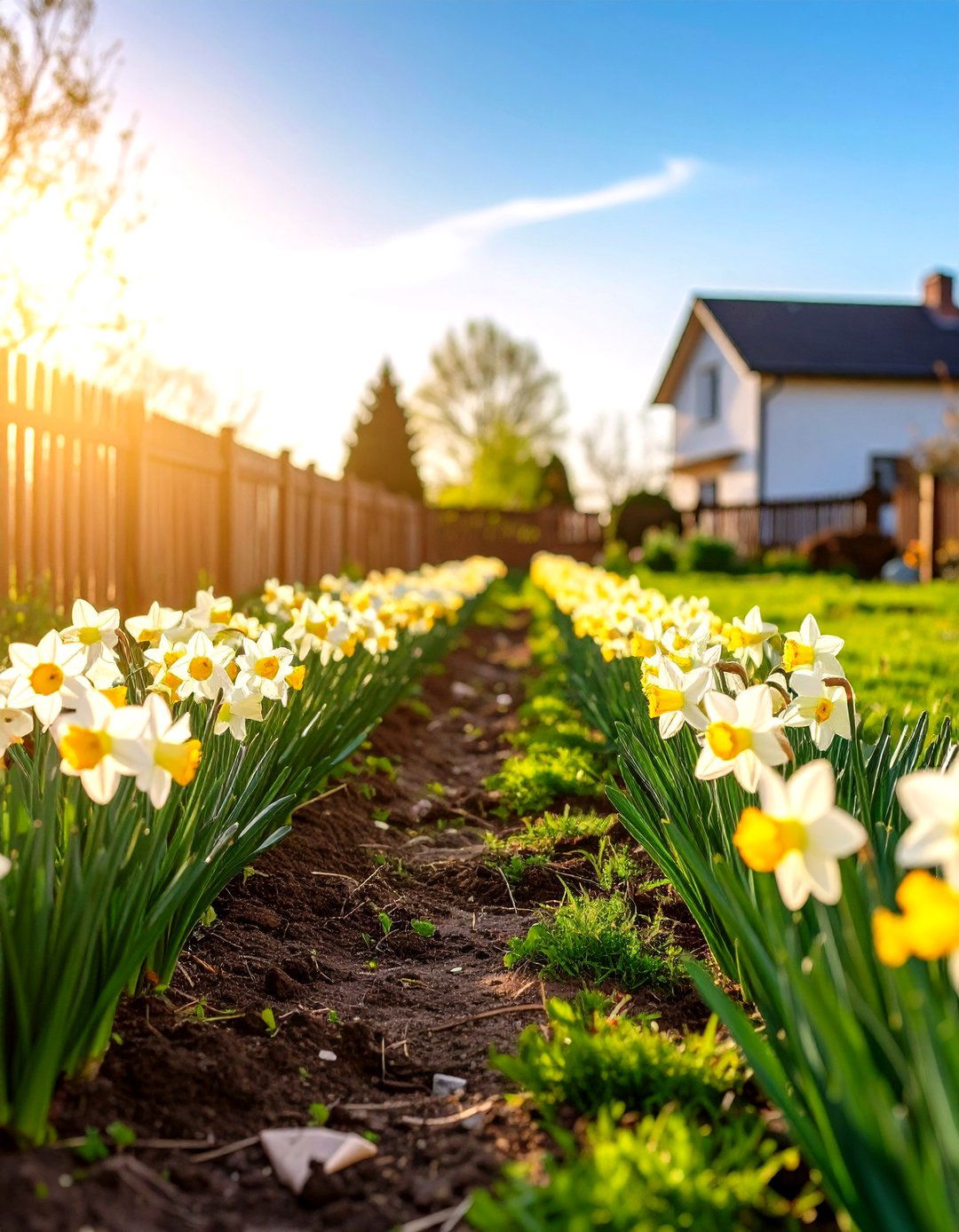 Daffodil Cut Flower Patch for Endless Bouquets - 20 Daffodil Garden Ideas