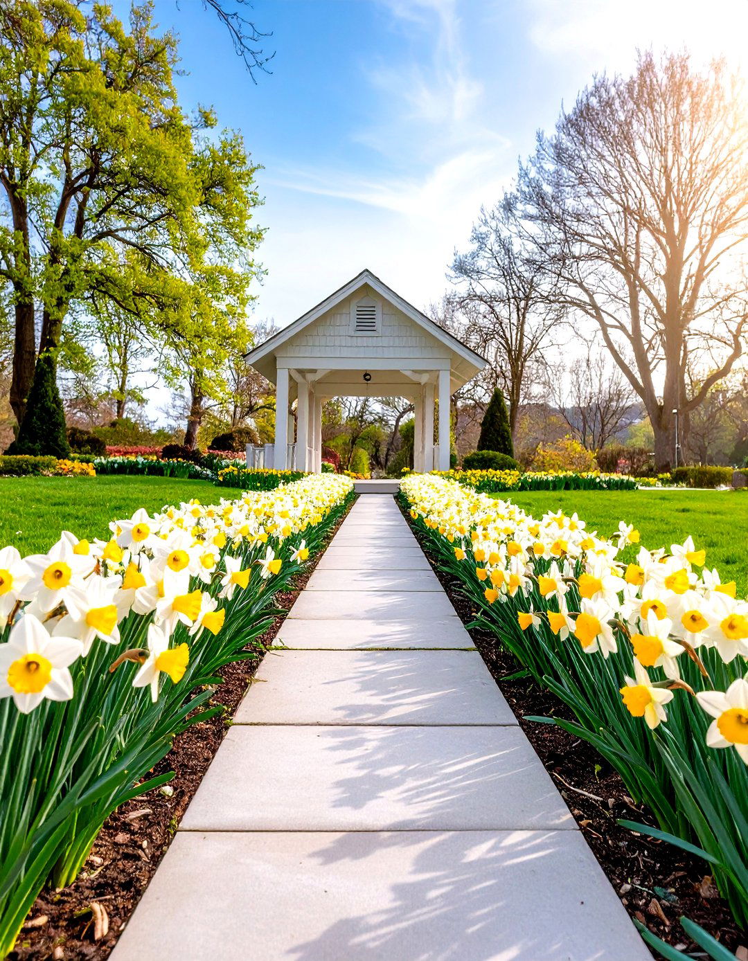 Daffodil Meadow Transition Strip - 20 Daffodil Garden Ideas