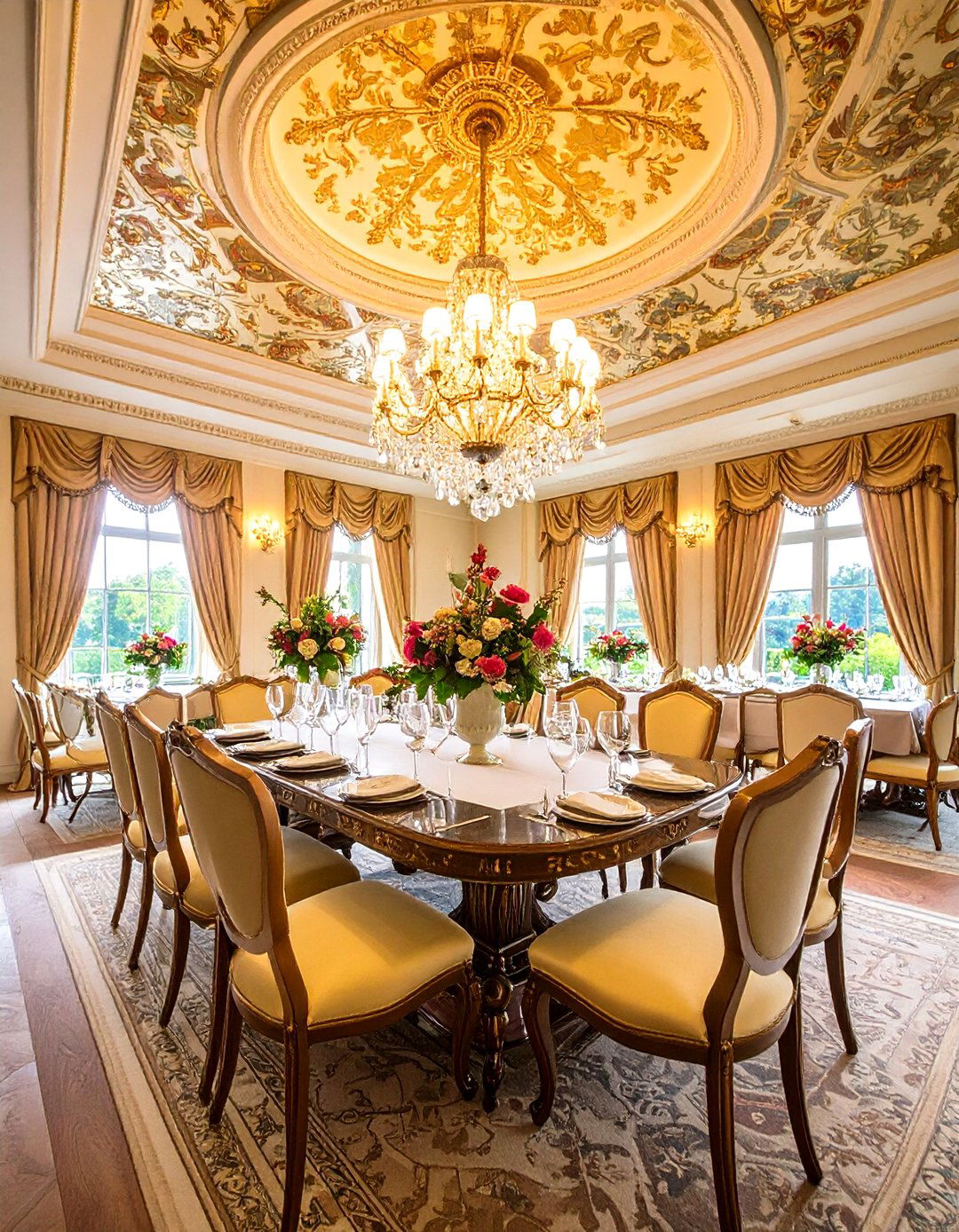 Damask Pattern Ceiling Wallpaper - 20 Ceiling Wallpaper Ideas