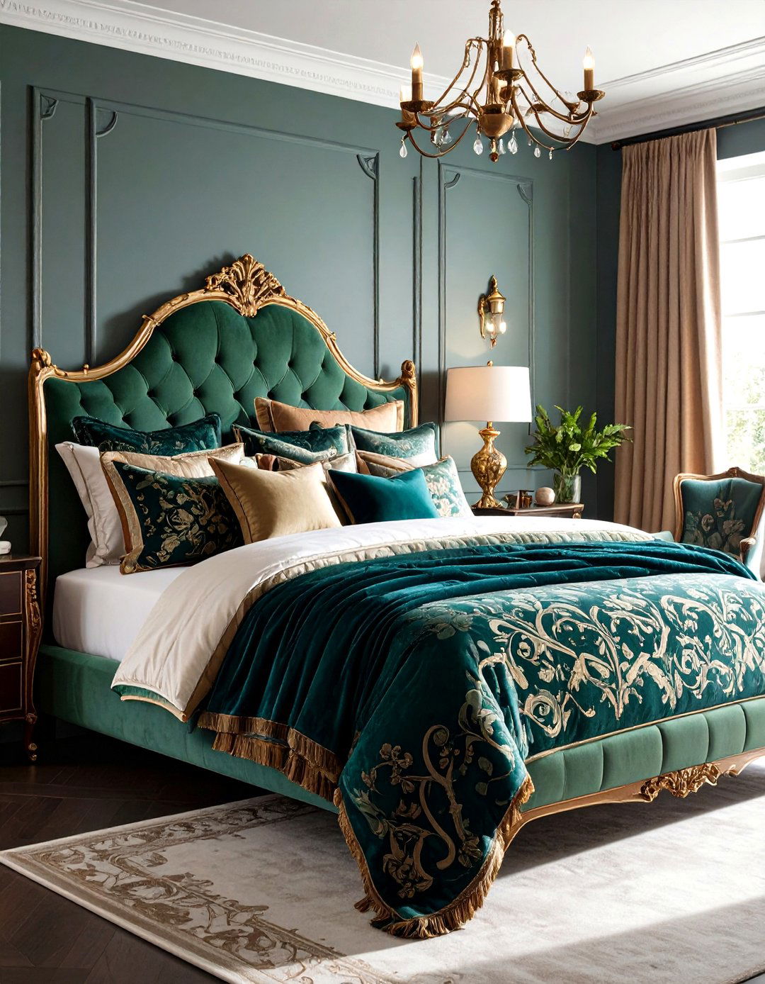 Damask and Brocade Textiles - 20 Vampire Bedroom Ideas