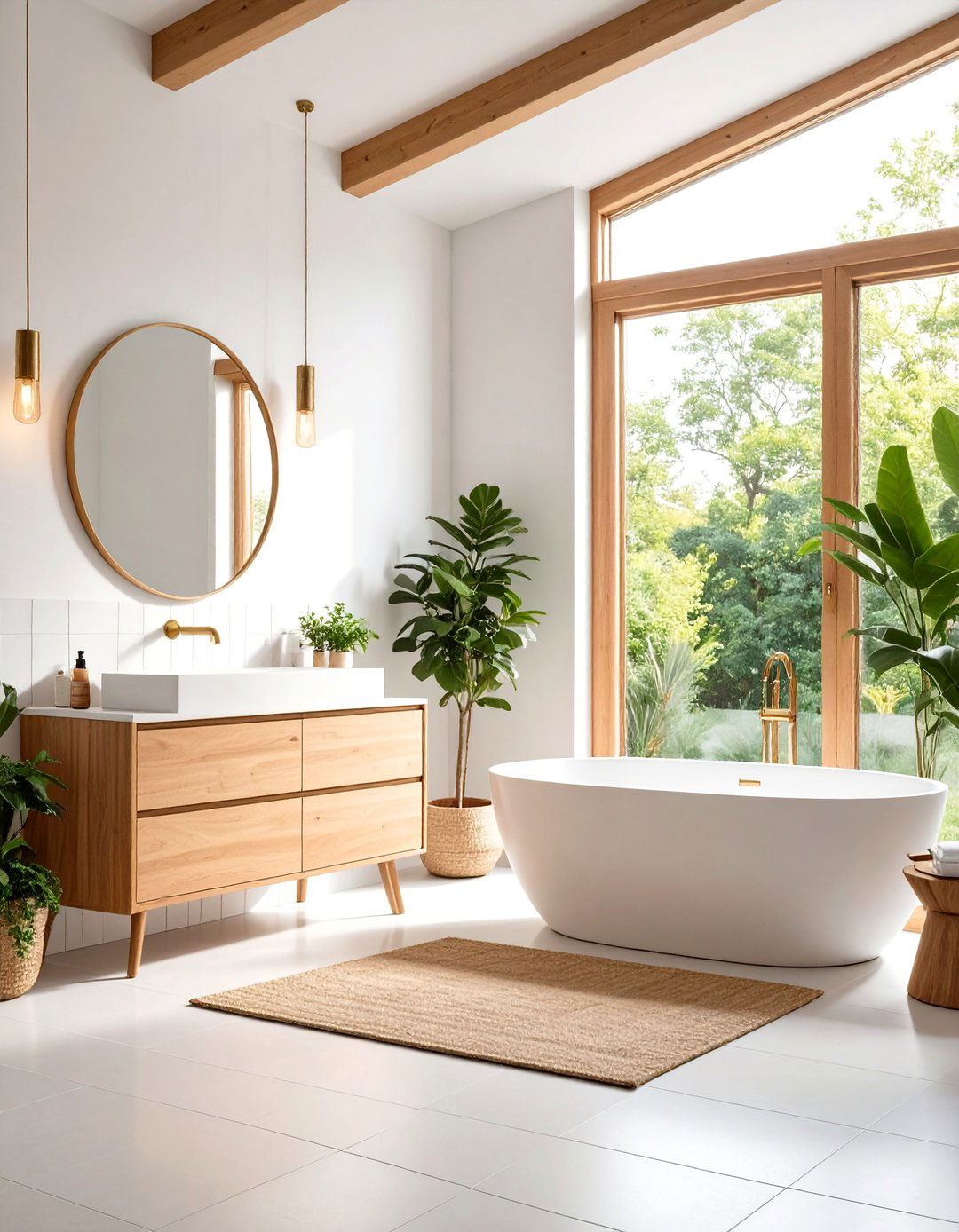 Danish Modern Minimalist Mid Century Modern Bathroom - 20 Mid-century Modern Bathroom Ideas