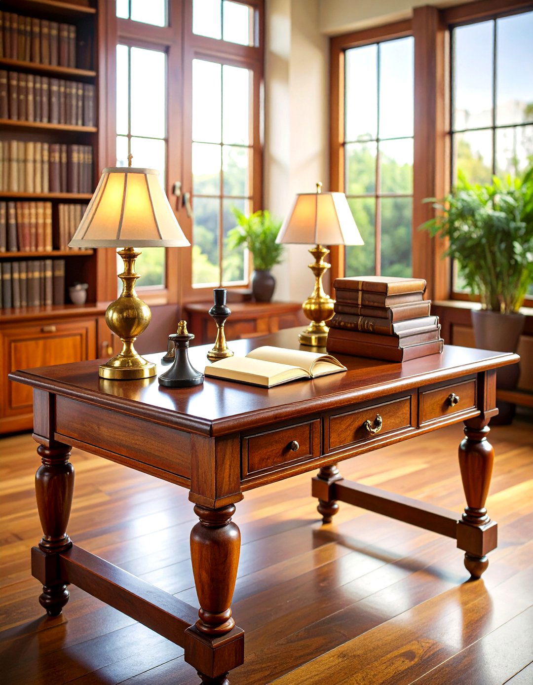 Dark Academia Interior Design Antique Desk Setup - 20 Dark Academia Interior Design Ideas