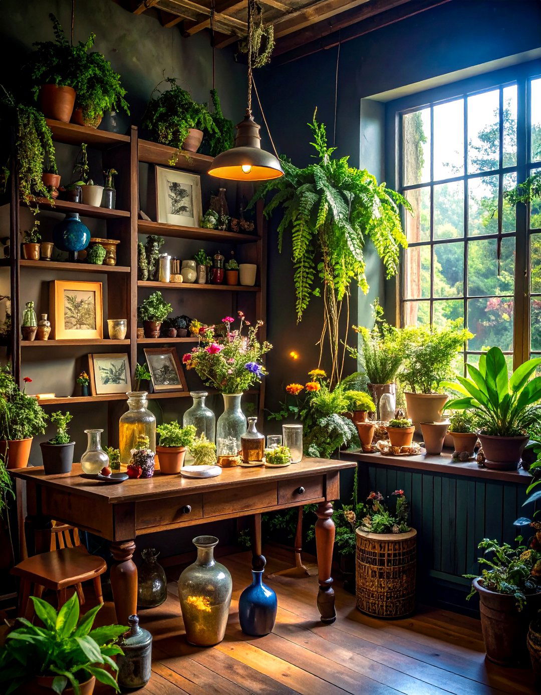 Dark Academia Interior Design Botanical and Natural Elements - 20 Dark Academia Interior Design Ideas