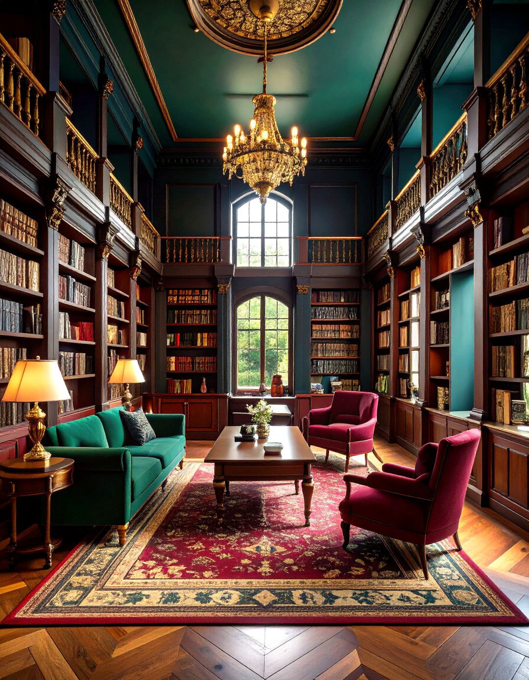 Dark Academia Interior Design Color Drenching Technique - 20 Dark Academia Interior Design Ideas