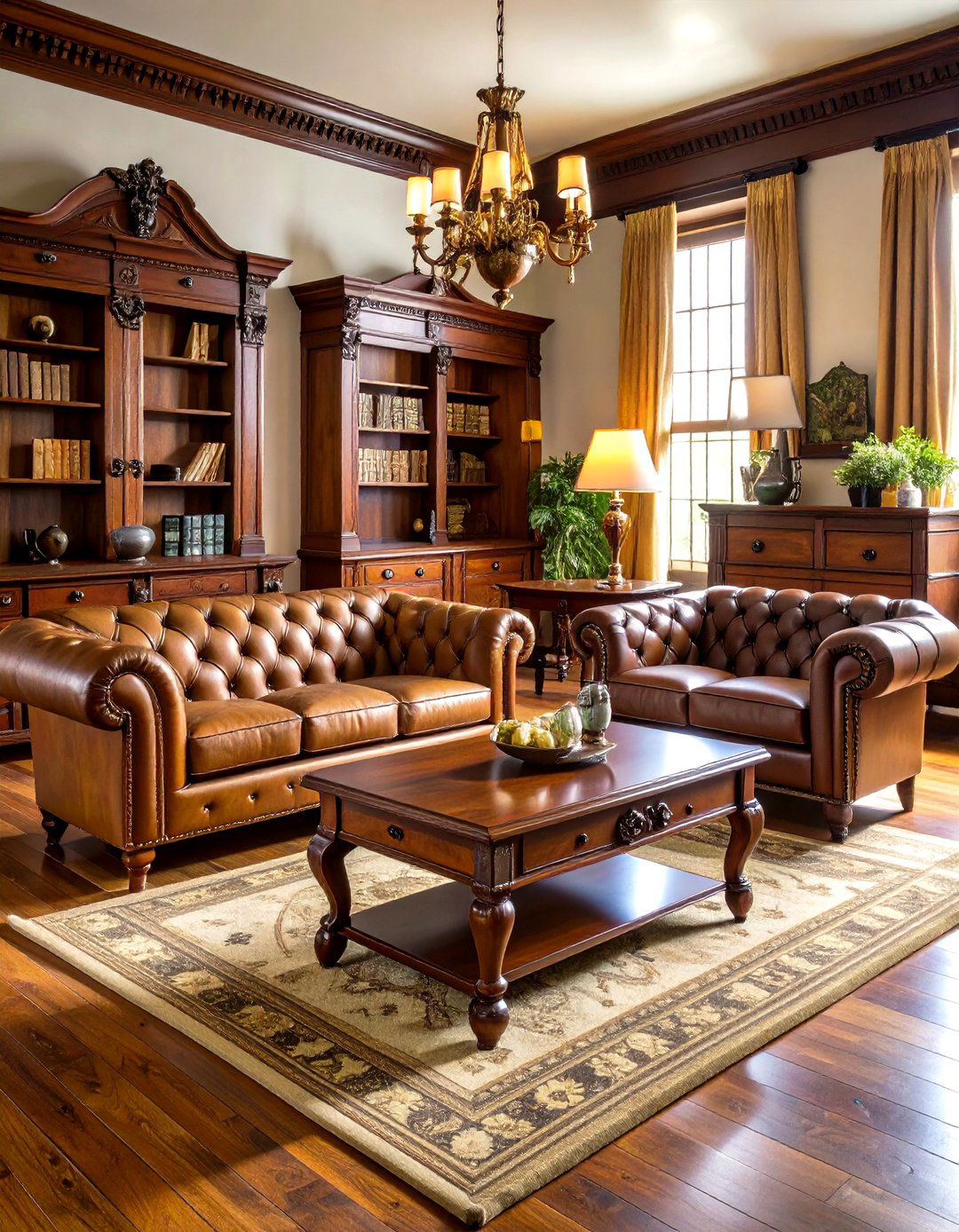 Dark Academia Interior Design Vintage Furniture Selection - 20 Dark Academia Interior Design Ideas