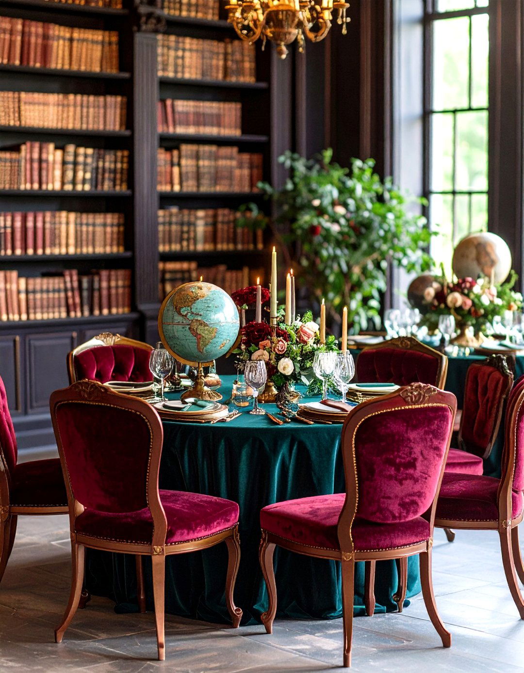 Dark Academia Wedding Decoration with Moody Intellectual Atmosphere - 20 Wedding Decoration Ideas