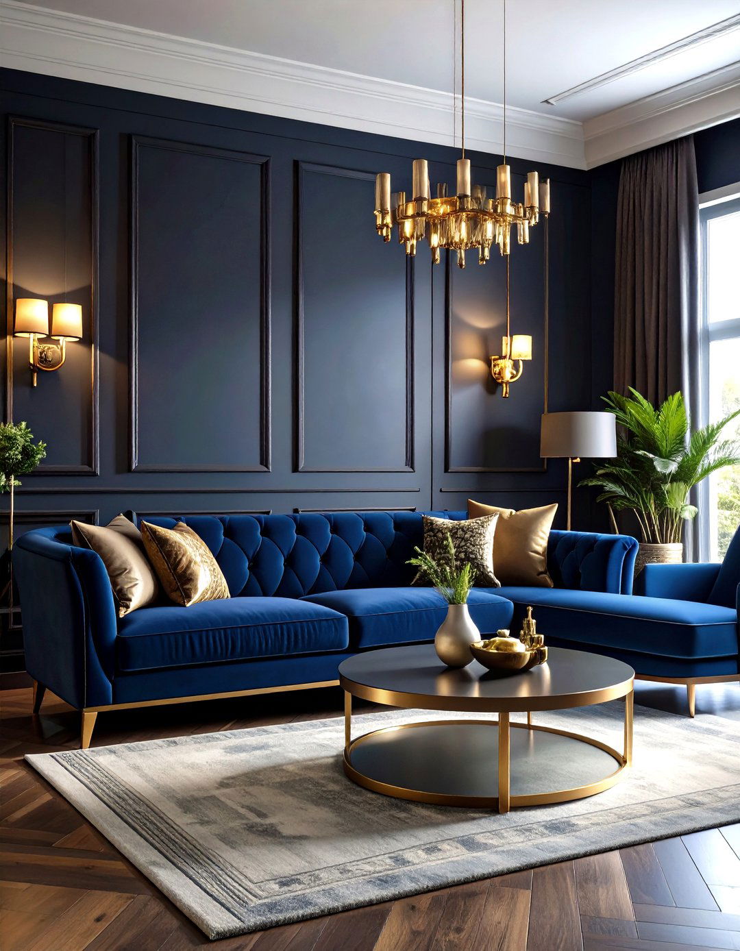 Dark Moody Mens Living Room Sanctuary - 20 Mens Living Room Ideas
