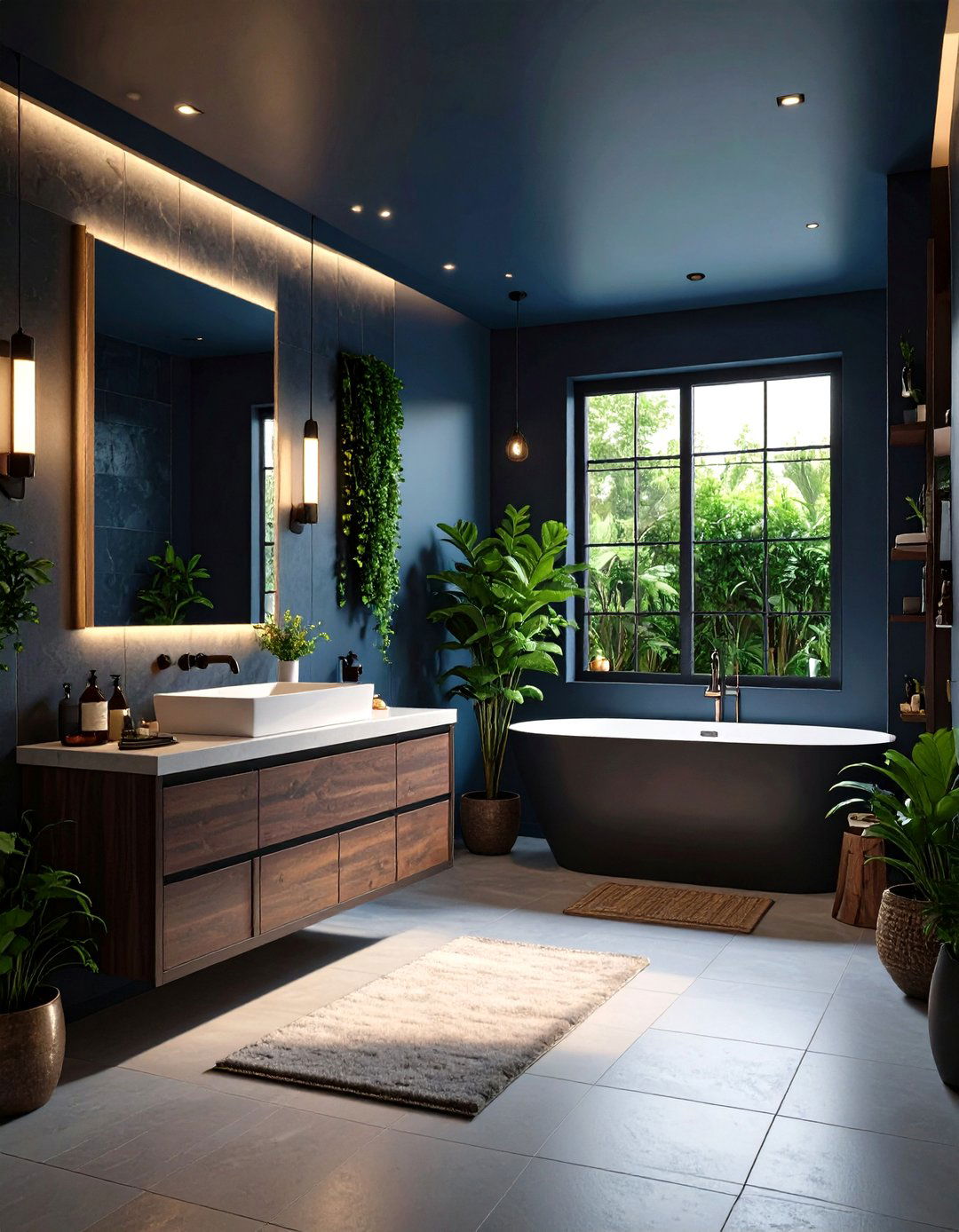 Dark Moody Paints - 20 Small Ensuite Design Ideas