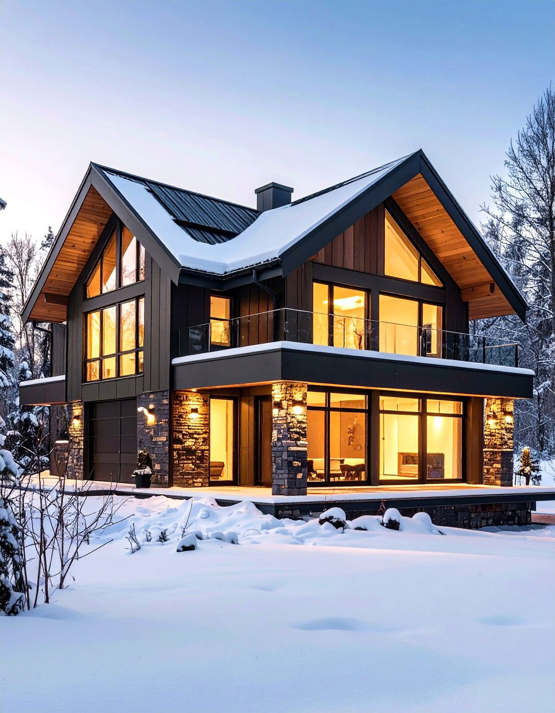 Dark Olive Green House Designed for Energy Savings in Cold Climates - 20 Dark Olive Green House Designs